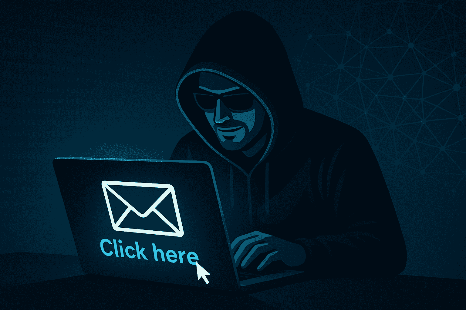 Illustration showing email injection vulnerability in user input fields